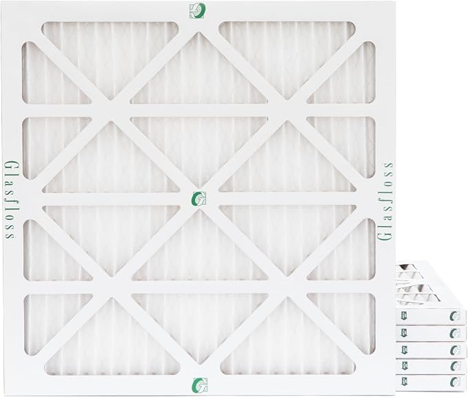 Glasfloss ZL 8x8x1 MERV 10 AC Furnace Air Filters.. Actual Size: 8 x 8 x 7/8