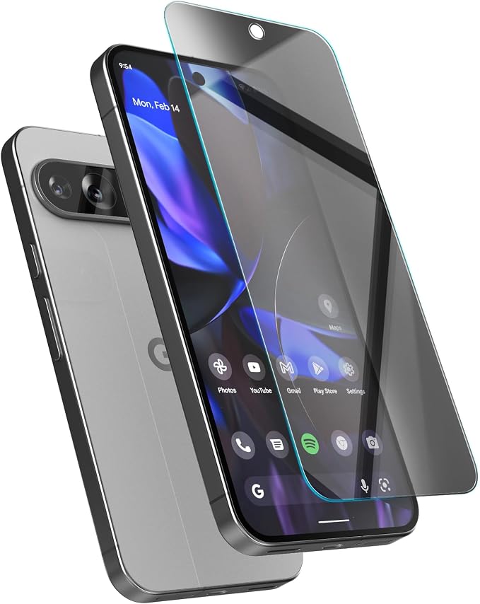 magglass for Google Pixel 9 Pro XL Screen Protector (Fingerprint Compatible) with Easy Install Applicator Full Coverage HD Tempered Glass &amp Camera Lens Protector (6.8)
