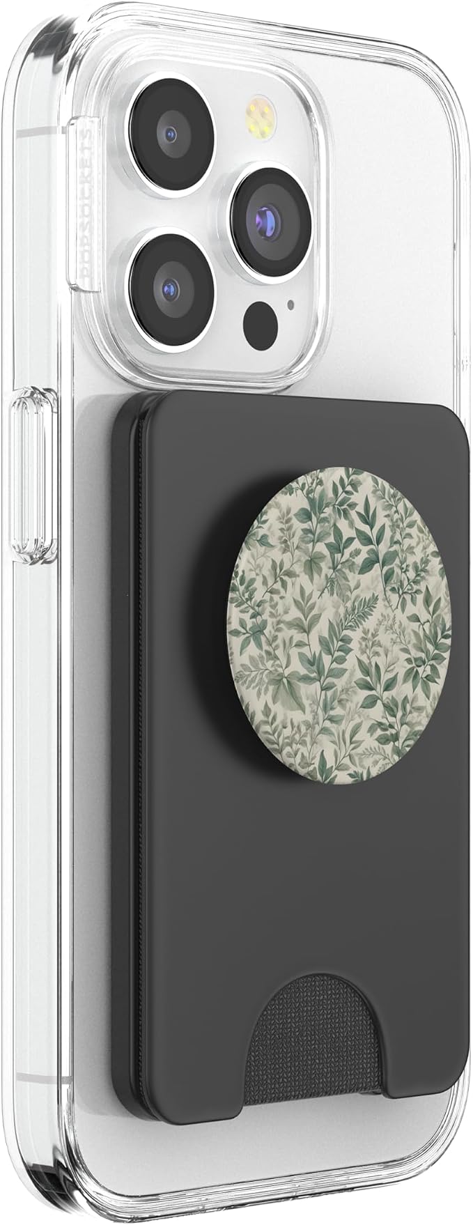Sage Garden Green Floral Leaves PopSockets PopGrip for MagSafe