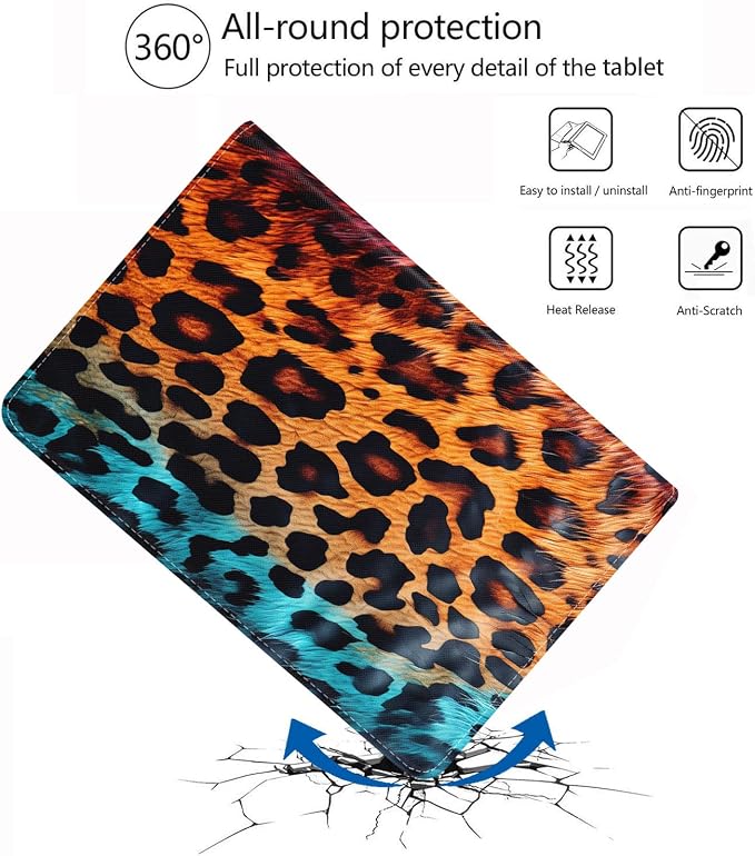 Case for iPad (A16) 11th Generation 11 Inch 2025 iPad 10th Generation 10.9 Inch 2022 Protective Leather Case Adjustable Stand Auto Wake/Sleep Smart Case - African American Girl