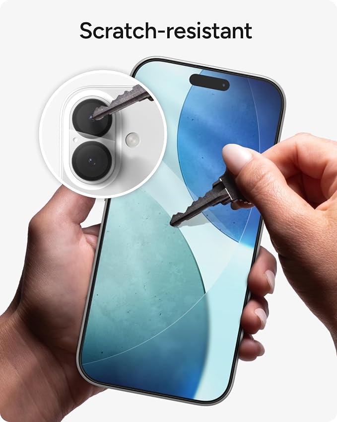 ZAGG Glass+ Screen &amp Camera Lens Protection for iPhone 17 Pro Max - Impact &amp Shatter Protection Full Coverage Scratch &amp Smudge-Resistant Tempered Glass Anti-Reflective Camera Lens Protec