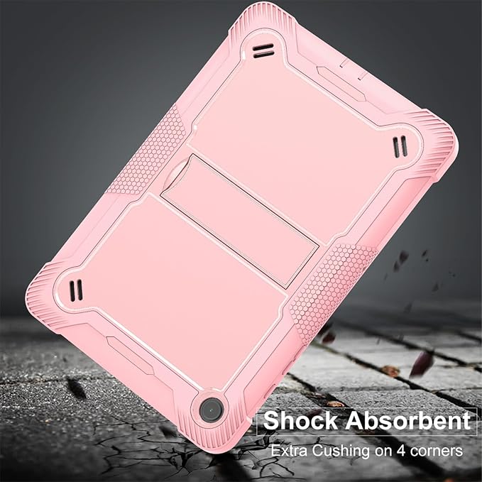 Case for T-Mobile REVVL Tab 2 Android 15 Tablet 10.1 inchHeavy Duty Shockproof Protective Cover with KickstandKids Friendly4 Corners Thicken ShockproofBlack