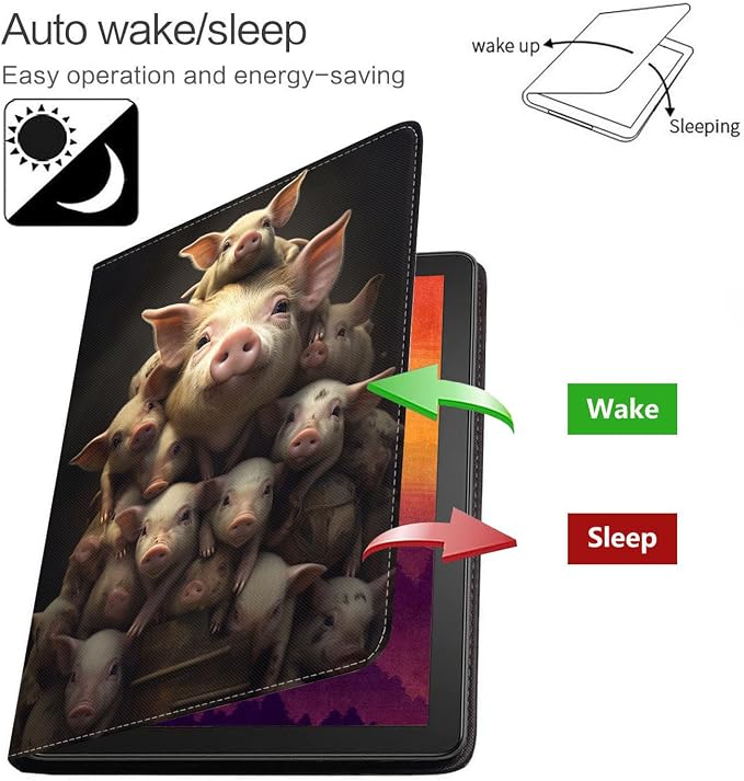 Case for Samsung Galaxy Tab S10 Lite/ S10 FE/ S9 FE 5G 10.9 Inch/ S9 11 Inch - Slim PU Leather Folding Stand Folio Cover with Auto Sleep/Wake - African American Girl