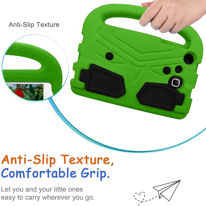 Kids Case for Samsung Galaxy Tab A 8.0 (2019) SM-T290/SM-T295 Techcircle Kid Child Safe Shock Proof EVA Rugged Protective Handle Stand Case for Galaxy Tab A 8.0 SM-T290/SM-T295 Tablet Black