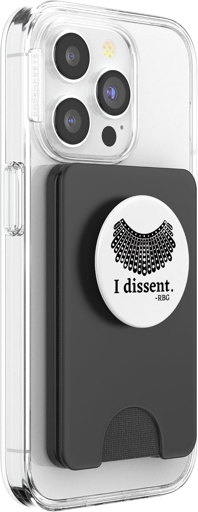 RBG. I Dissent. Feminist Icon Quote. Ruth Bader Ginsberg. PopSockets Adhesive PopGrip