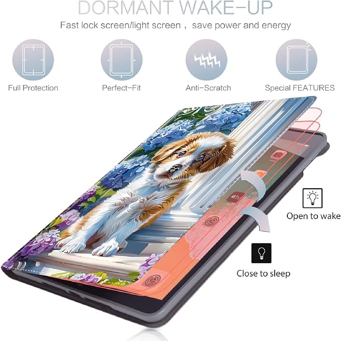 Case for Samsung Galaxy Tab S10 FE Plus 13.1 Inch 2025 Model (SM-X620/X626)Slim Folding Stand Cover with Auto Wake/Sleep for Samsung Galaxy Tab S10 FE Plus ，Painting Autumn Trees