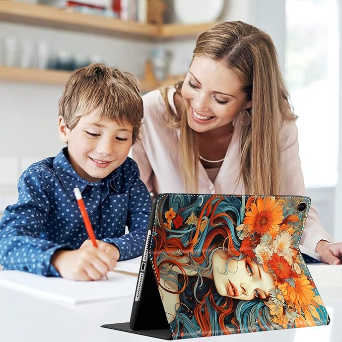 Case for iPad 9th/8th/7th Generation iPad 10.2 Case (2021/2020/2019) Slim Folding Stand Cover with Auto Wake/Sleep for iPad 10.2 inch Abstract Fantasy Colorful Butterfly