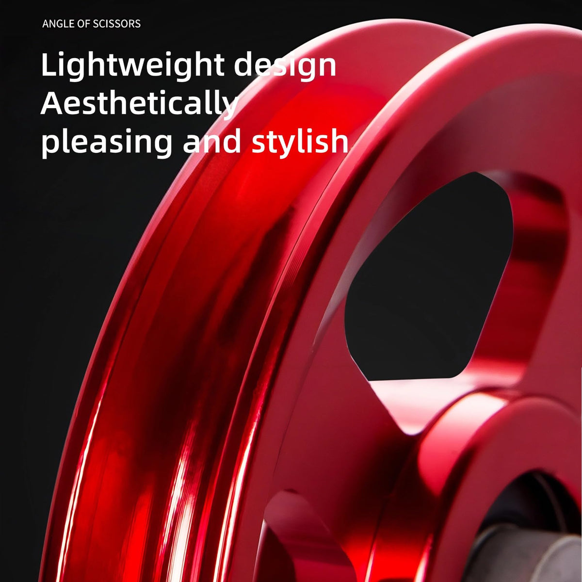 Gueiddi Aluminum GYM Pulley Wheel, Universal Aluminum Alloy Bearing Pulley Wheel for Cable Machine Gym Equipment Part Garage Door (Red 114-115mm)
