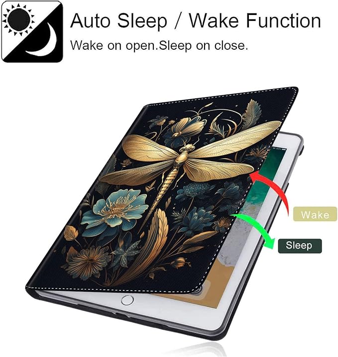 Case for Galaxy Tab A9 Plus ， Auto Sleep/Wake Multi-Angle Viewing Slim Folio Stand Cover for Samsung Galaxy Tab A9+/A9 Plus 11 Inch 2023 (SM-X210/X216/X218) Magic Mushrooms Fungus