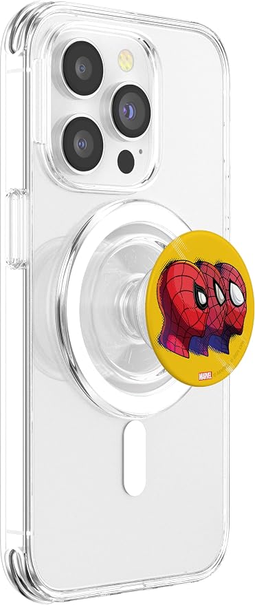Marvel Spider-Man: No Way Home 3 Peters Masked Spidey Trio PopSockets Adhesive PopGrip