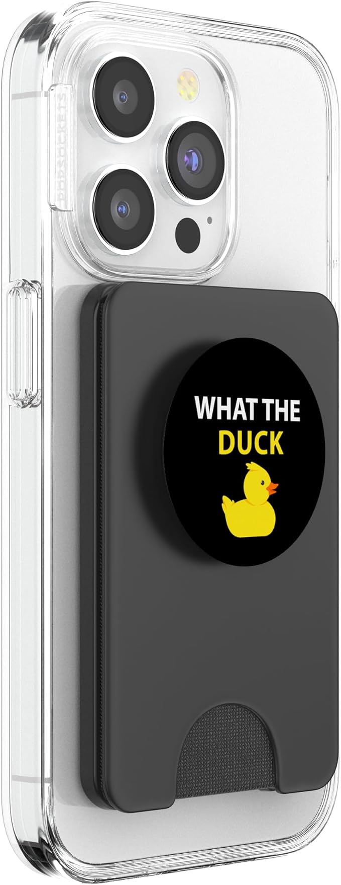 What The Duck Funny Duck Saying PopSockets Adhesive PopGrip