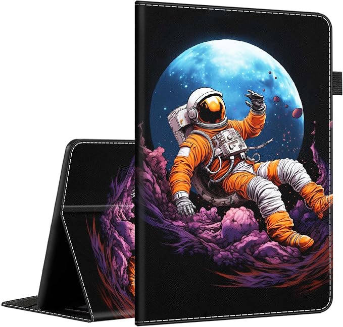 Case for Amazon Kindle Fire Max 11 Case (13th Gen 2023 Release) 11，Slim Fit Foldable Standing Cover Case with Auto Sleep/Wake for Fire 11 Max Tablet，Skull and Fire