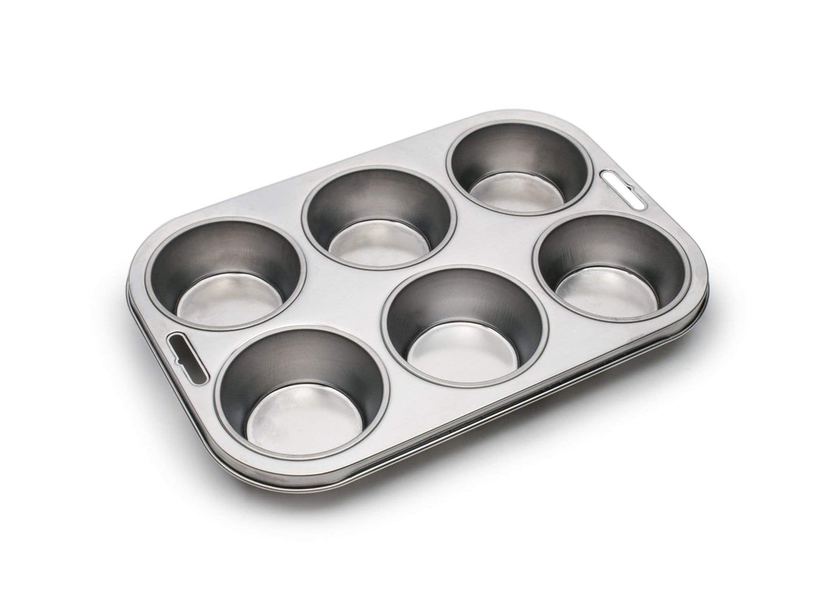 Fox Run Stainless Steel Mini Muffin & Cupcake Pan, 24 Mini Cups Baking Pan