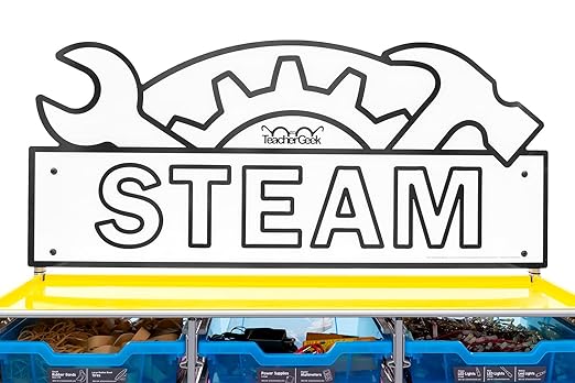 Maker Cart 2.0; Portable Maker Space with Curriculum & Activities for Classrooms & Schools (Elementary, Middle, High); Teacher Designed Science, Engineering, STEM, STEAM, DIY, NGSS Projects