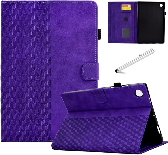Fancity Case Fits Samsung Galaxy Tab A9/A11 Plus 11” 2025/2023 X210/X216 | Premium PU Leather Cover with Multi-Angles Pencil Holder Smart Wake Sleep for Galaxy Tab A9 A11 Plus X218 Beach