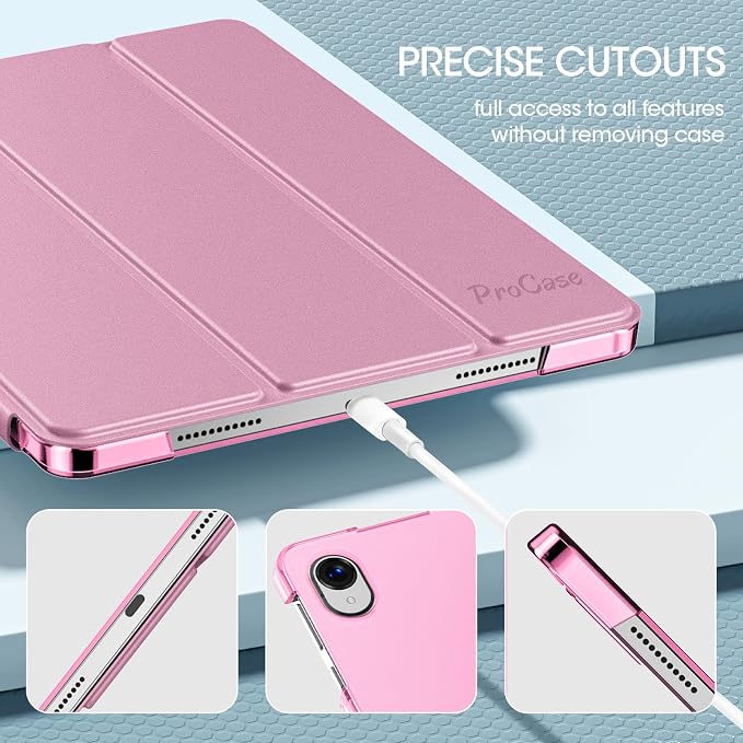 ProCase for Onn. 11 Inch Tablet Pro 2024 Case -Black | Slim Stand Hard Back Shell Protective Smart Cover for Onn. 11” Tablet Pro 2024 Model
