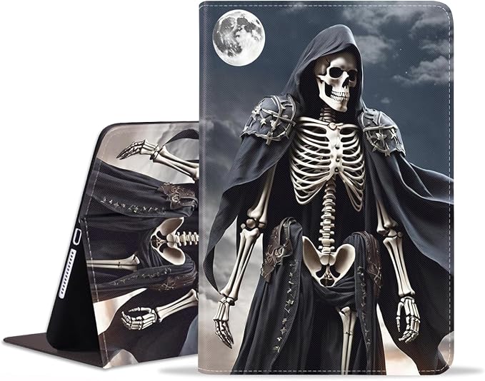 Case for Samsung Galaxy Tab A9 Plus 11 Inch 2023 Model (SM-X210/X216/X218) Premium PU Leather Stand Folio Cover with Auto Sleep/Wake Abstract Colorful Dog
