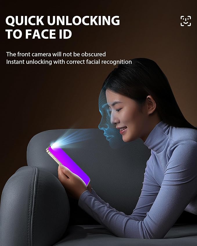 PDDKISS Compatible for iPhone 12/12 Pro Privacy Screen Protector | Pink Gradient Anti Spy Anti Blue Light HD 6.1 Inch Tempered Glass Easy Installation