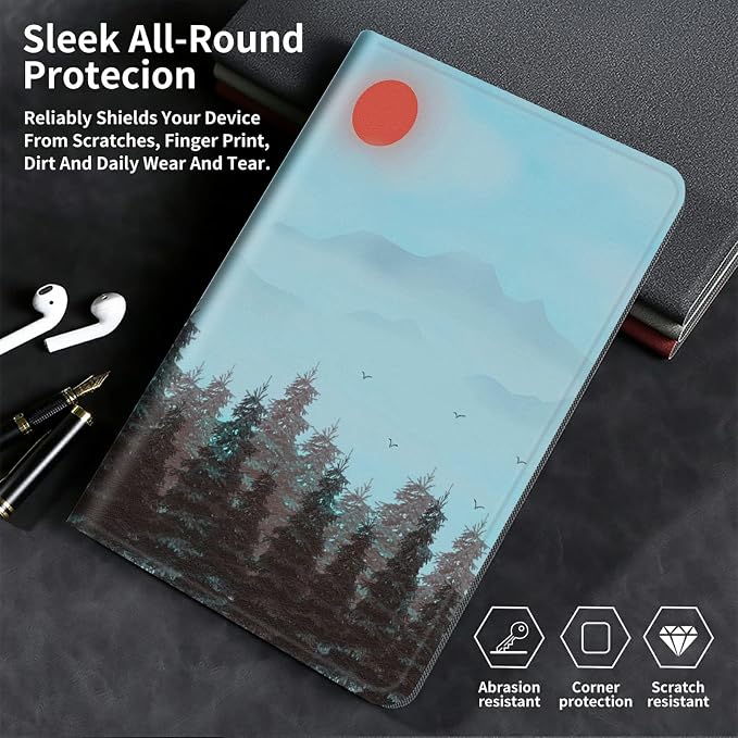 for Samsung Galaxy Tab A8 Case for Samsung Galaxy Tab A8 10.5 Case 2022 Lightweight Smart Cover PU Leather Adjustable Stand Protective Cover with Auto Wake/Sleep - Art Butterfly