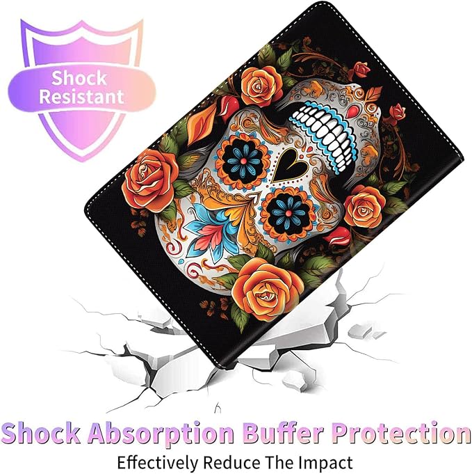 Case for New iPad (A16) 11th Generation 11 Inch 2025for iPad 10th Generation 2022 10.9 Inch Multi-Angle Stand Smart Cover Shockproof with Auto Wake/Sleep Baby Dragon