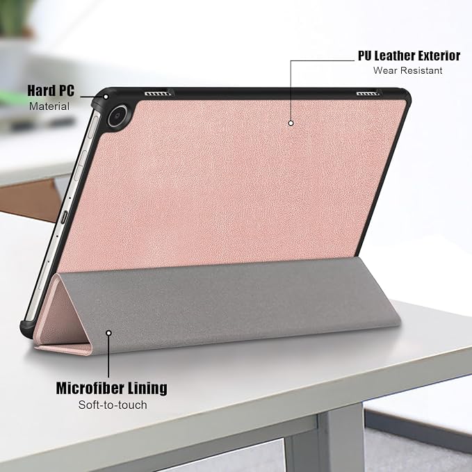 Slim Case for Amazon Fire Max 11 Tablet (13th Generation 2023 Release) Trifold Lightweight Hard Shell PU Leather Stand Folio Protective Cover with Auto Wake/Sleep Colored Graffiti Doodle