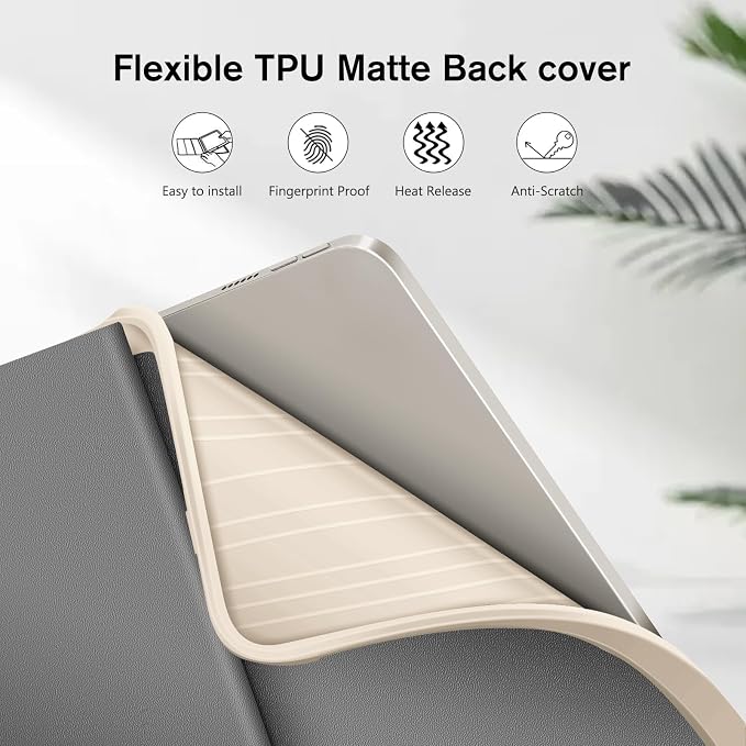 FINTIE Keyboard Case for iPad mini 7th Generation (A17 Pro) / mini 6 8.3 | Detachable Magnetic Bluetooth Keyboard Soft TPU Cover Multi-Angle Viewing Pencil Holder Backlight/Fantasy Ombre