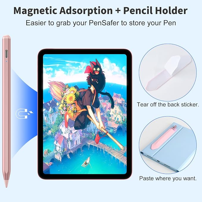 COO Universal Active Stylus Pen for iOS Android &amp Samsung Touch Screens | Smart Digital Stylus for Lenovo/Vivo/Mi/HUAWEI Tablets iPhone/Samsung/Pixel Phones for Drawing&ampWriting Gradient Blu