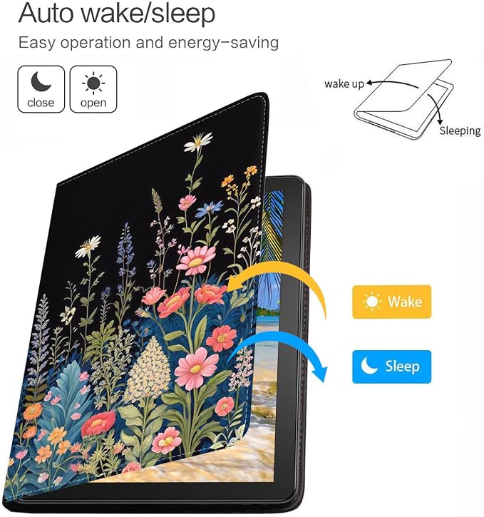 for iPad mini 7 (A17 Pro) 2024 Case/iPad mini 6 2021 Case Adjustable Stand Auto Wake/Sleep Smart Leather Cover for iPad mini 7th/6th Generation 8.3 Inch Sloth
