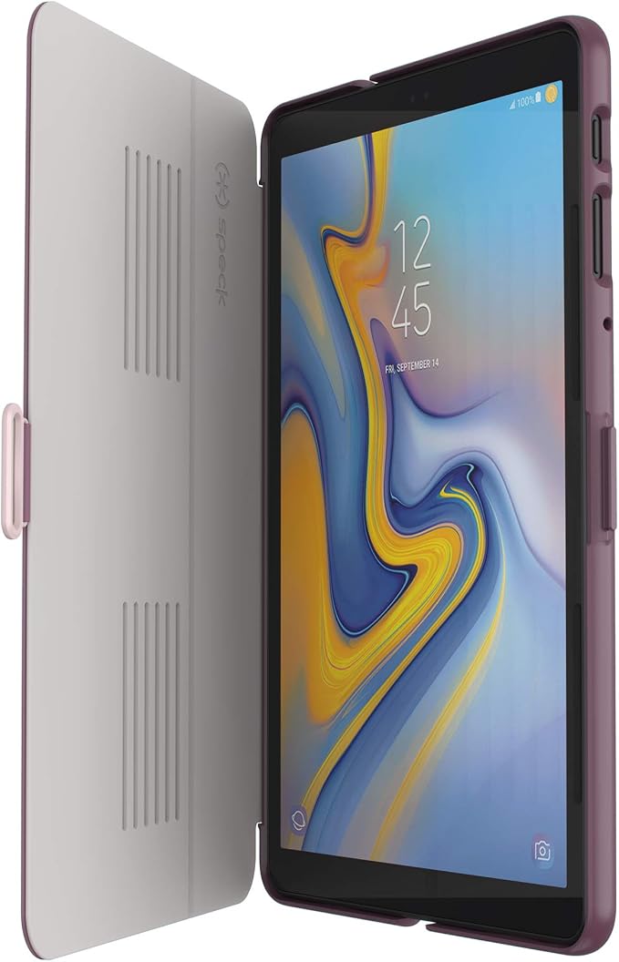 Speck Products Balancefolio Samsung Galaxy Tab A 10.5 Case and Stand Plumberry Purple/Crushed Purple/Crepe Pink