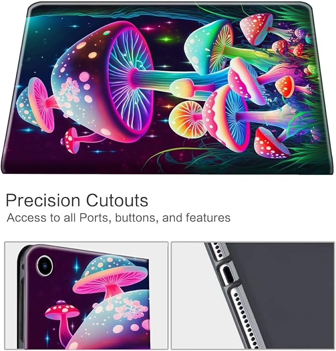 for 10.1 Amazon Fire HD 10 Tablet (13th Generation 2023 Release)PU Leather Multi-Angle Anti Slide Stand Cases with Auto Wake/SleepAnimals Dog Paws Galaxy