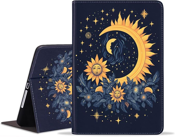 Case for iPad (A16) 11th Generation 11 Inch 2025 iPad 10th Generation 10.9 Inch 2022 Protective Leather Case Adjustable Stand Auto Wake/Sleep Smart Case - African American Girl