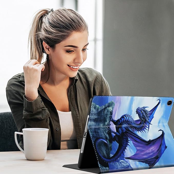 Case for Samsung Galaxy Tab S10 FE Plus 5G Multi-Angle Stand Smart Cover Shockproof with Auto Wake/Sleep for Galaxy Tab S10 FE+ 13.1 Inch (SM-X620/SM-X626B) 2025 Magic Mushrooms Fungus