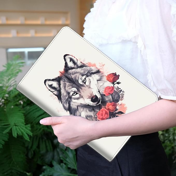 Case for iPad A16 11th Gen 11 Inch (2025) 10th Gen 10.9 Inch (2022) Model A3354 A3355 A3356 A2696 A2757 A2777 ，Slim Fit Standing Cover with Auto Sleep/Wake，Frog Playing Guitar