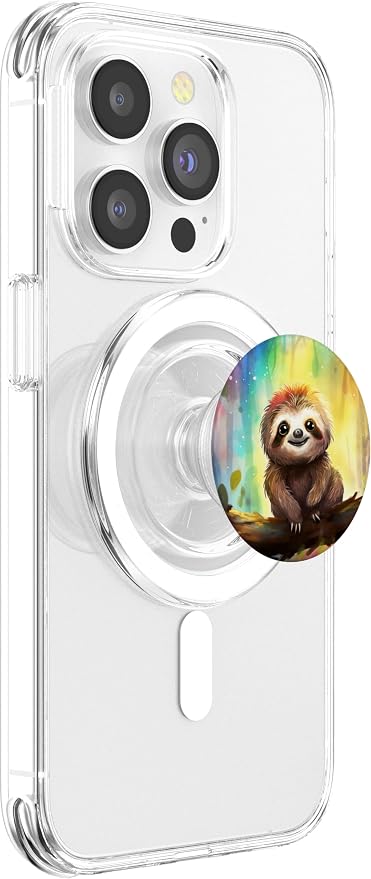 Cute Baby Sloth PopSockets PopGrip for MagSafe