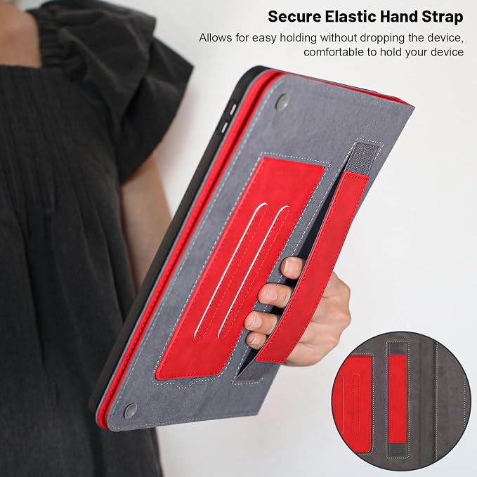 Dteck Universal Case (7.9 to 8.4) - Fold Stand Protective Flip Case for Apple iPad mini/Samsung Galaxy Tab 8.0 8.4 /Lenovo Tab 8 /onn. 100003561 8 Tablet Pro/Android Tablet 8 Inch (Blue Pink)