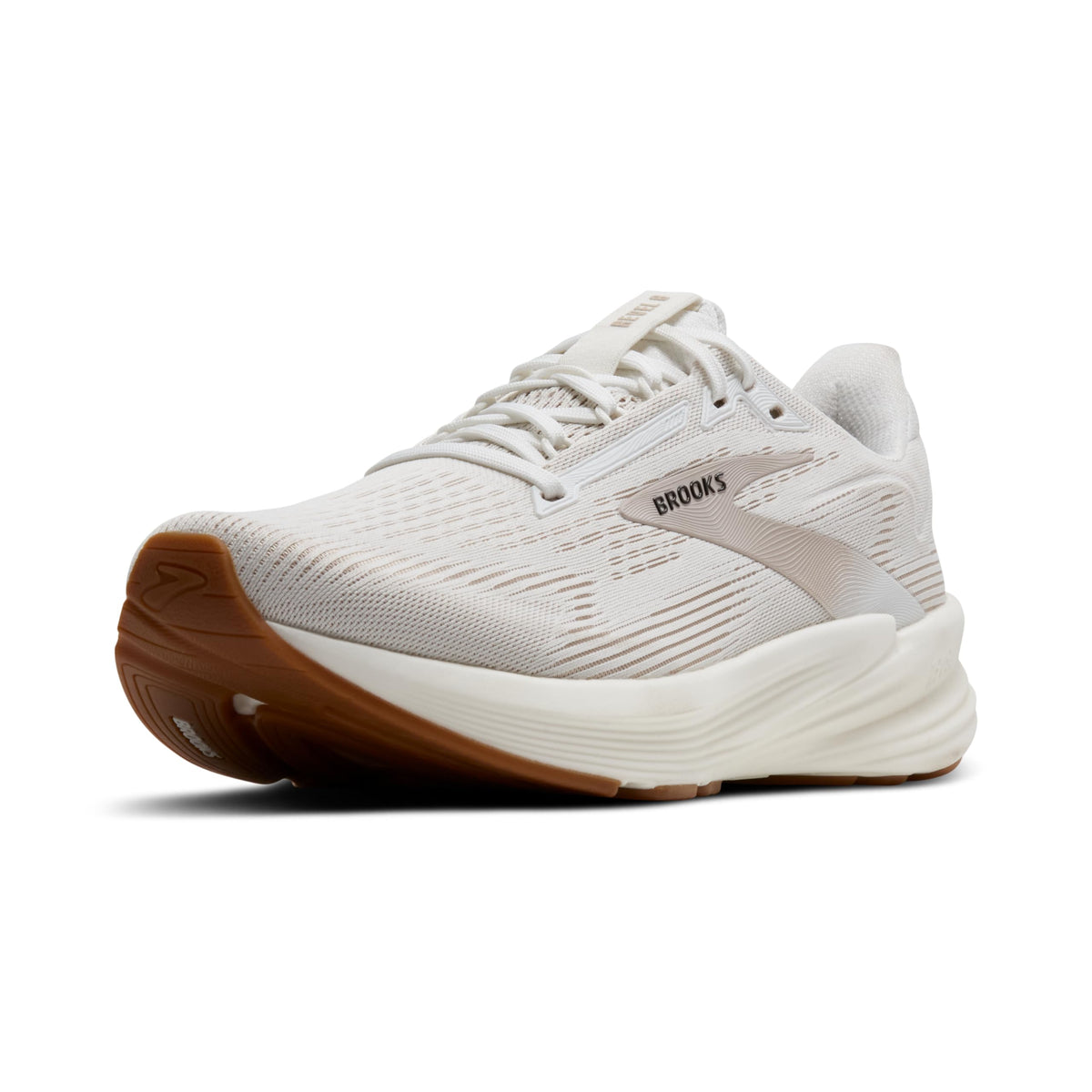 Brooks Women’s Revel 8 Neutral Running & Walking Shoe - White/Chateau Grey - 7.5 Medium
