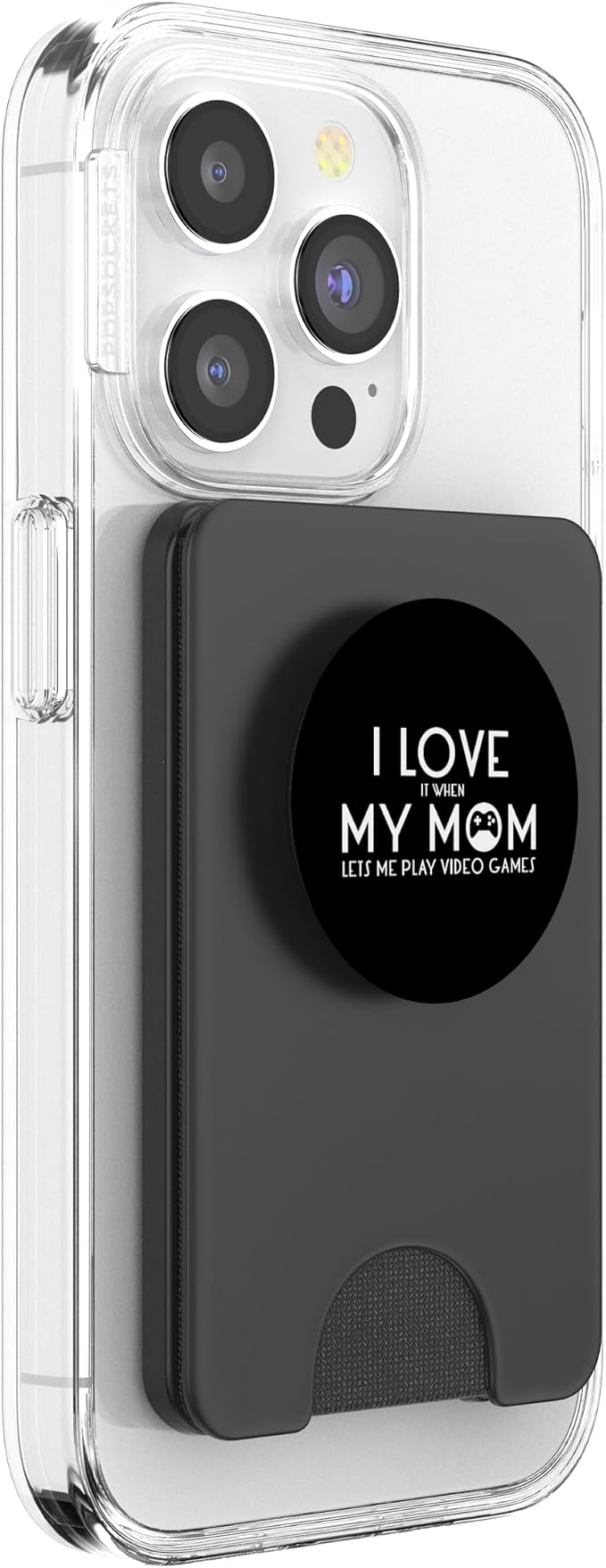Teen Boy Gift Video Games I Love My Mom PopSockets Adhesive PopGrip