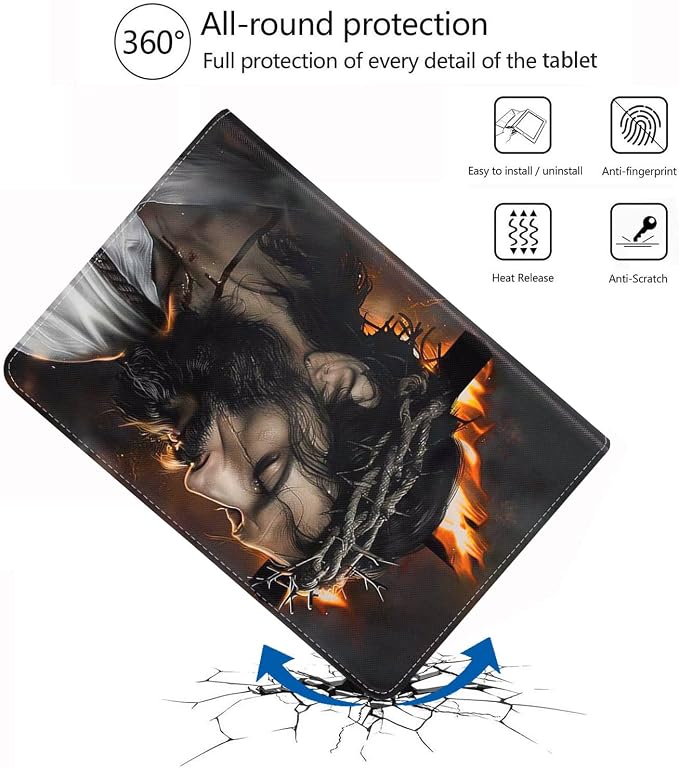 for iPad mini 7 (A17 Pro) 2024 Case/iPad mini 6 2021 Case Adjustable Stand Auto Wake/Sleep Smart Leather Cover for iPad mini 7th/6th Generation 8.3 Inch Sloth