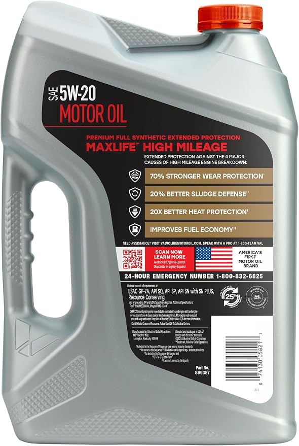 Valvoline Extended Protection High Mileage