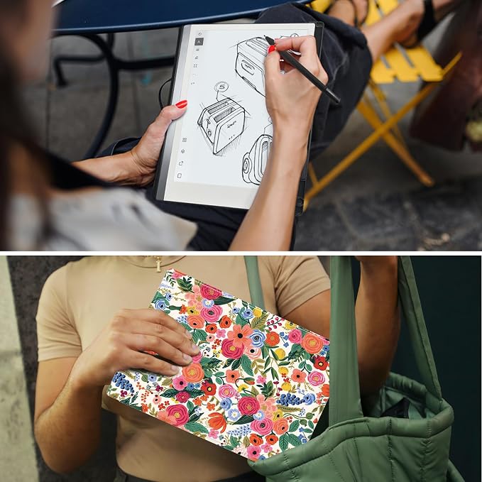 Case for Remarkable 2 Paper Tablet 10.3 2020 ReleasedLightweight and Hard Back Shell Protective Book Folio Cover with Built-in Pen HolderComes with Remarkable 2 Pen Tips.