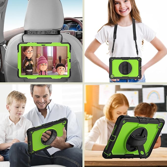 Case Compatible with Galaxy Tab A11 Plus 2026/ A9 Plus 2023 11-Inch Model SM-X230/SM-X236/SM-X238/SM-X210/SM-X216/SM-X218 with Screen Protector Pen Holder Stand Shoulder Strap Handle Grip