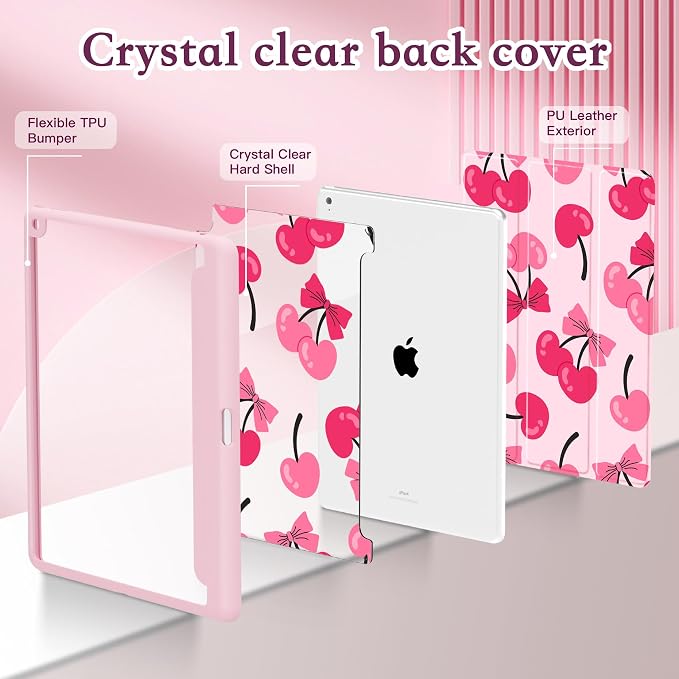 CISSOOK Compatible with iPad 9th/ 8th/ 7th Generation Case 10.2 Inch (2021/2020/2019 Release) Protective Shell with Pencil Holder Astronaut