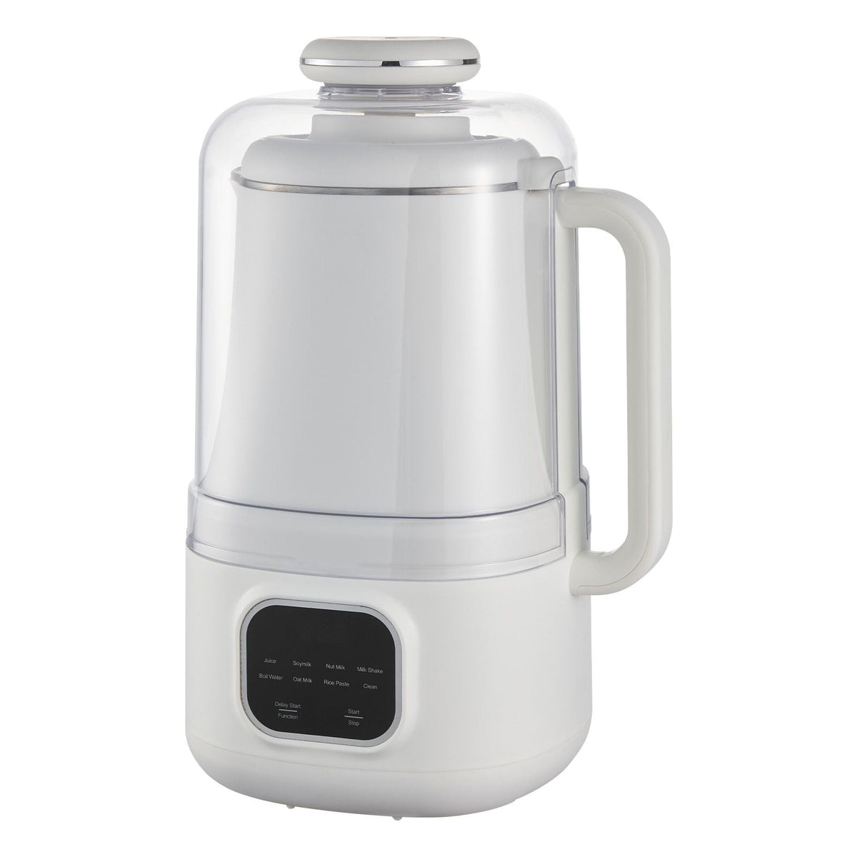 8-in-1 Nut Milk Maker, 34 oz Soy Milk Maker with 200W Blending, for Homemade Oat, Nut, Soy, Juice, Milkshake, Rice Cereal, Plant-Based Beverages with Self-Cleaning, Boil Water, 12-Hour Delay