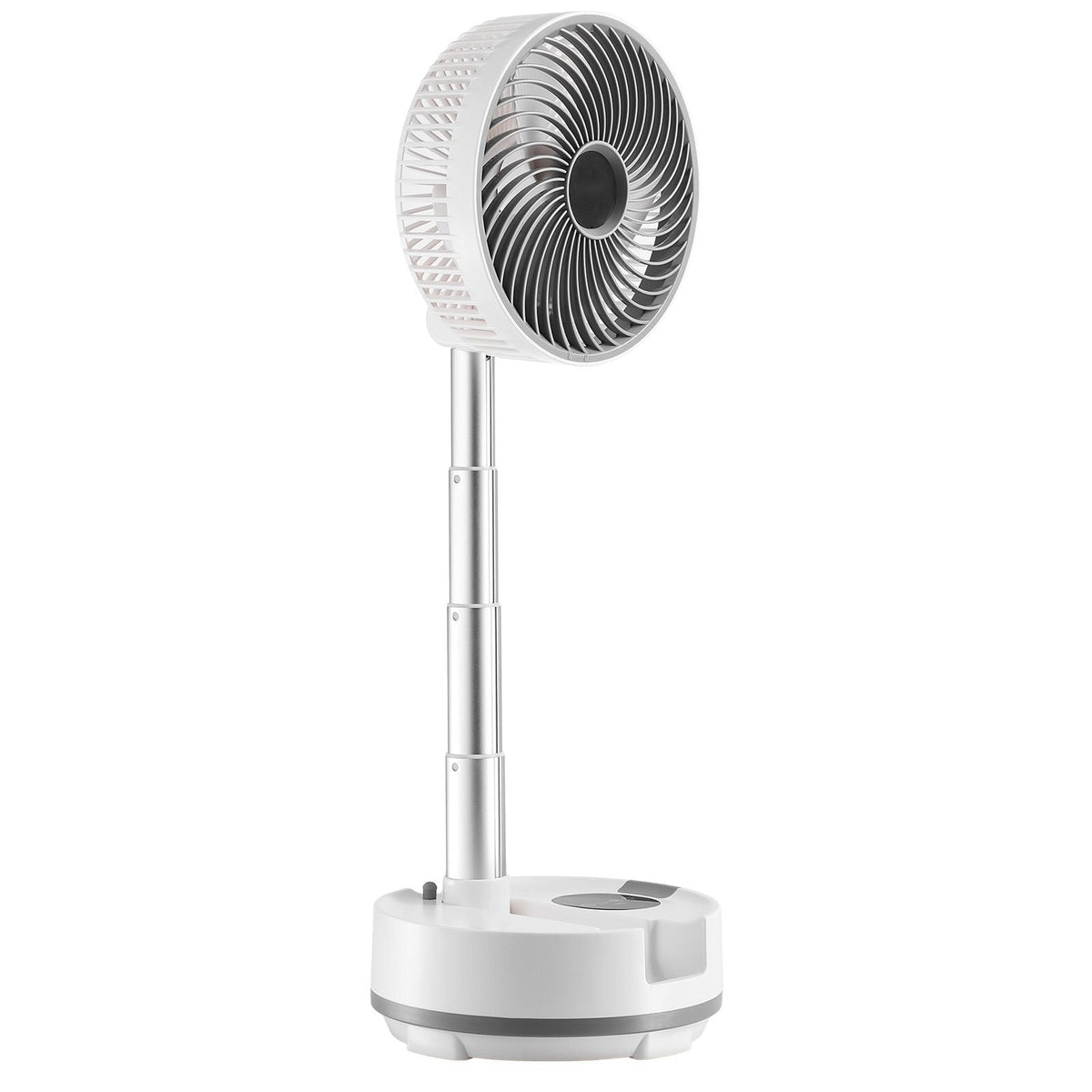 8 inch Portable Foldable Rechargeable Oscillating Fan, 3-in-1 Battery Operated with Remote Control, Quiet Desk/Table Pedestal Fan, 8 Speeds,90-degree Auto Left/Right Rotation