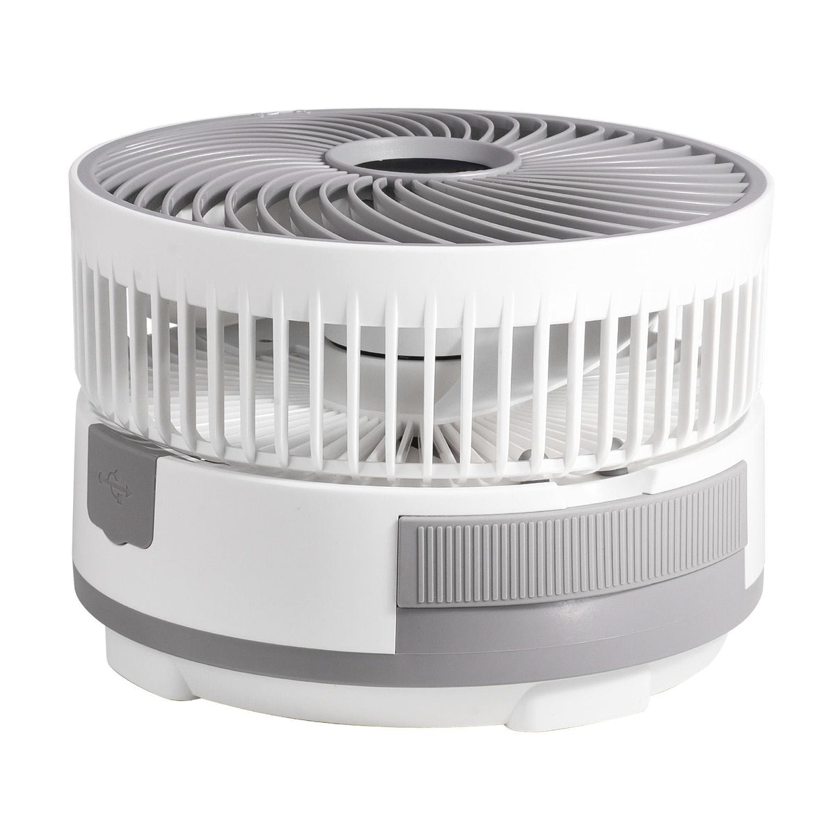 8 inch Portable Foldable Rechargeable Oscillating Fan, 3-in-1 Battery Operated with Remote Control, Quiet Desk/Table Pedestal Fan, 8 Speeds,90-degree Auto Left/Right Rotation
