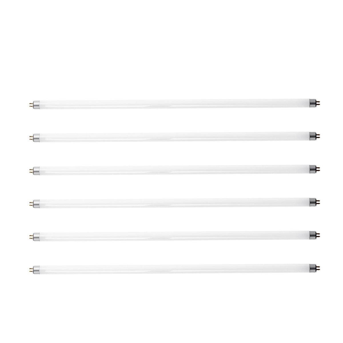 8 Pack T5 Fluorescent Light Bulbs, 21-Inch Linear, Fluorescent Tube Lamp with 3000K Warm White, 13 Watts, G5 Bi-Pin Base, 1100 Lumens, Replacement Bulb, for Under Cabinet Counter Fixture, Closet