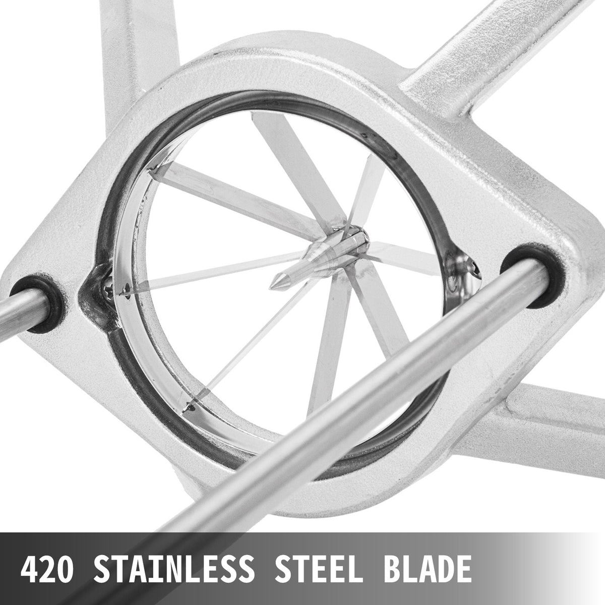 8-Section Commercial Easy Wedger Stainless Steel Blade Fruit Lime Slicer, Lemon Cutter 8 Wedges for Bar Restaurant