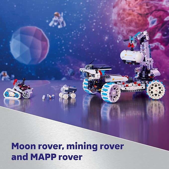 Lego 42211 Technic, Lunar Outpost(R) Moon Explorer Car, Toy, Birthday Gift, Blocks, Boys, Girls, Kids, 10, 11, 12 Years, Elementary School, Space Science