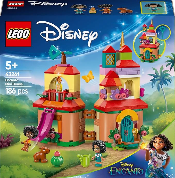 LEGO 43261 Mirabell and Magic House (Mini) Toy, Toy, Birthday Present, Blocks, Educational Girls, Boys, Children, 5, 6, 7, 8 Years, Disney Goods, Pretend Play, Pretend Play