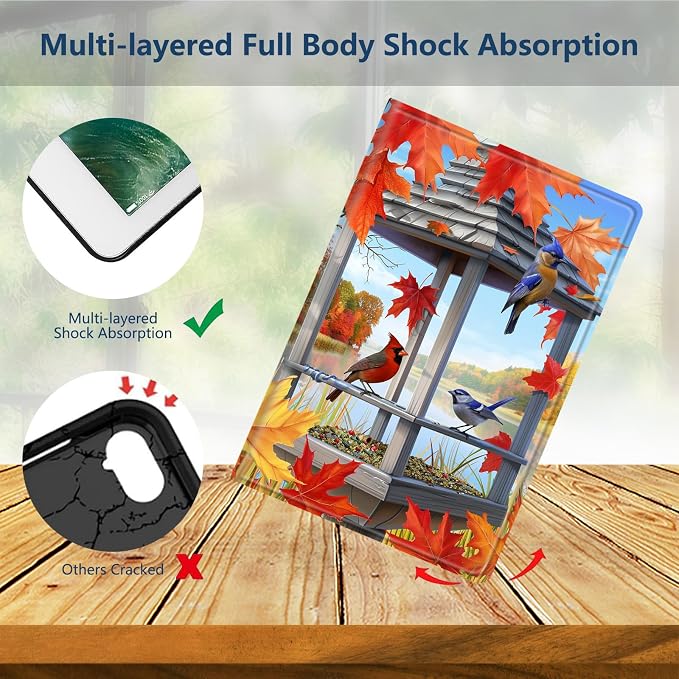 Slim Case for Samsung Galaxy Tab S11 5G 11 Inch (2025) PU Leather Tablet Cases Flip Folio Multi-Angle Viewing Stand Protective Smart Shell Cover with Auto Wake/Sleep A Crow Skull